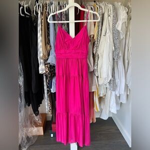 Like new pink Intermix maxi dress
